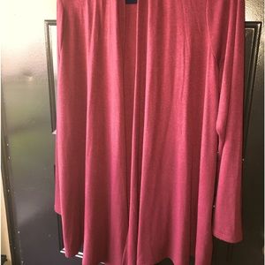 From Stitch Fix.  Maroon Shrug.  Light weight.